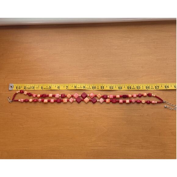 Jay King Multi Color Pink Coral Necklace - 18 inches - Picture 5 of 5